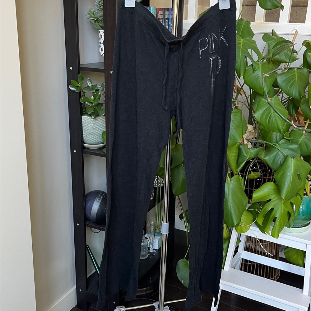 PINK Victoria's Secret Black Lounge Pants